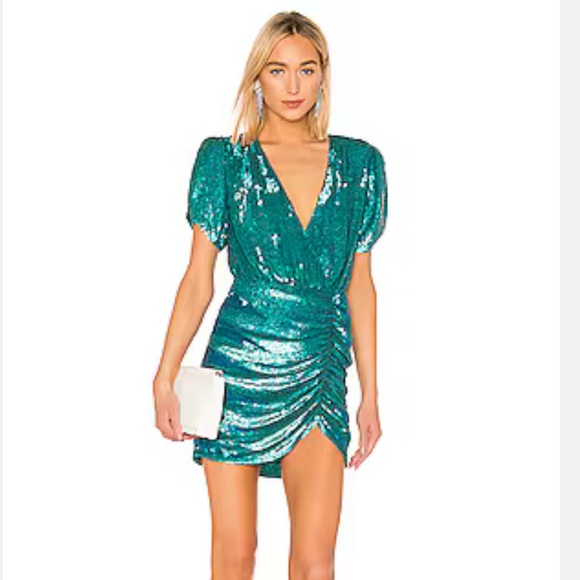 REVOLVE Dresses & Skirts - REVOLVE Teal Sequin Dress